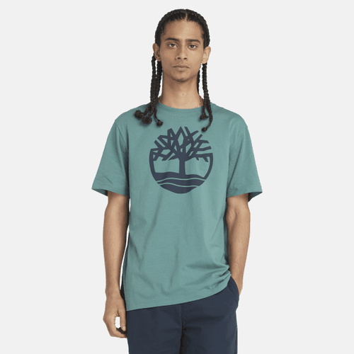 Kennebec River T-Shirt mit Baum-Logo für Herren in , Mann, , Größe: L - Timberland - Modalova