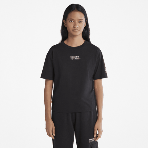 T-Shirt con Tecnologia Tencel x Refibra da Donna in colore nero, Donna, colore nero, Taglia: L - Timberland - Modalova
