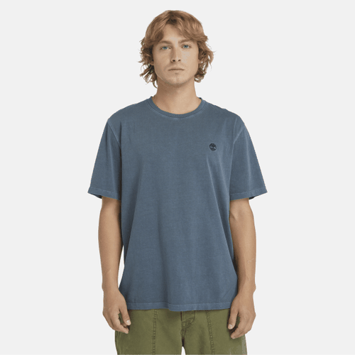 T-shirt a Maniche Corte Tinta in Capo Dunstan River da Uomo in blu scuro, Uomo, , Taglia: S - Timberland - Modalova