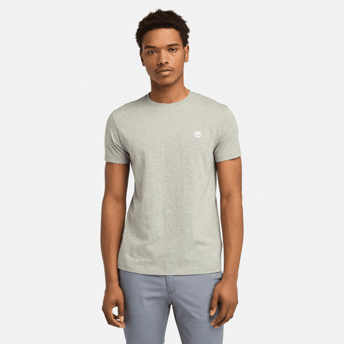 T-shirt (Slim) a Maniche Corte con Logo sul Petto Oyster River da Uomo in chiaro, Uomo, , Taglia: 3XL - Timberland - Modalova