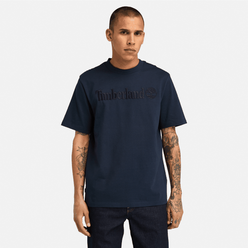 Hampthon Kurzarm-T-Shirt für Herren in Dunkelblau, Mann, , Größe: 3XL - Timberland - Modalova