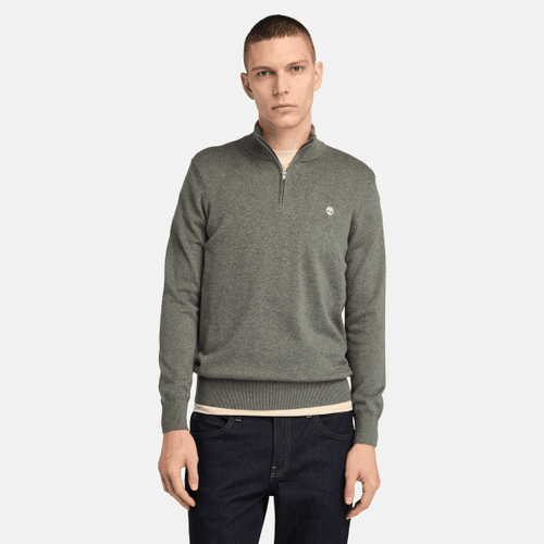 Williams River Pullover mit Viertelreißverschluss für Herren in Dunkelgrau, Mann, , Größe: XXL - Timberland - Modalova