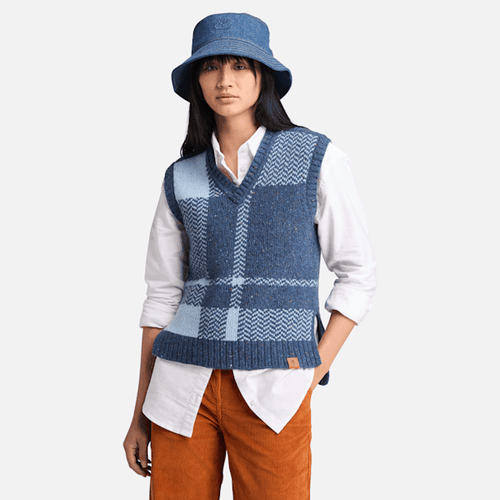 Gilet in Misto Lana da Donna in blu scuro, Donna, blu, Taglia: XL - Timberland - Modalova