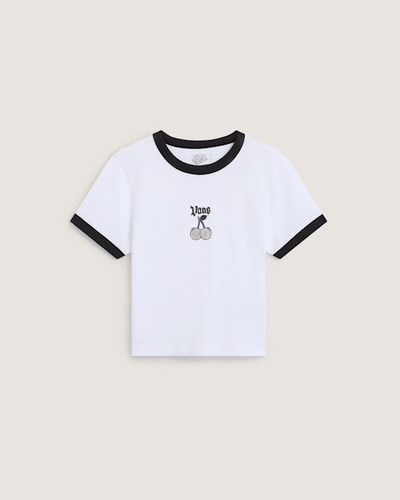 Camiseta Cherry Bom Ringer, Mujer, , Talla: M - Vans - Modalova