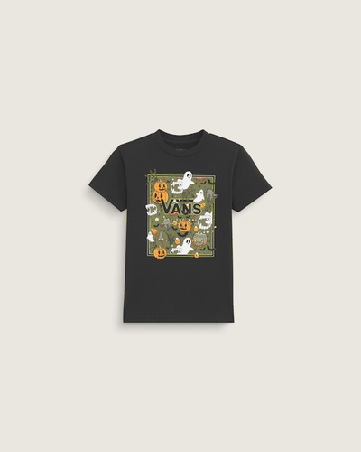Spooky Crew Boxed SS Tee Black, , Talla: 2-3A - Vans - Modalova