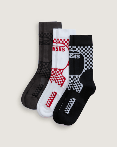 A.O.D. by Slam Jam Checker Socks (3 pairs), Man, , Size: L (8.5-12​) - Vans - Modalova