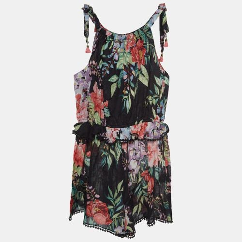 Floral Print Cotton Playsuit (10 Yrs) - Zimmermann - Modalova