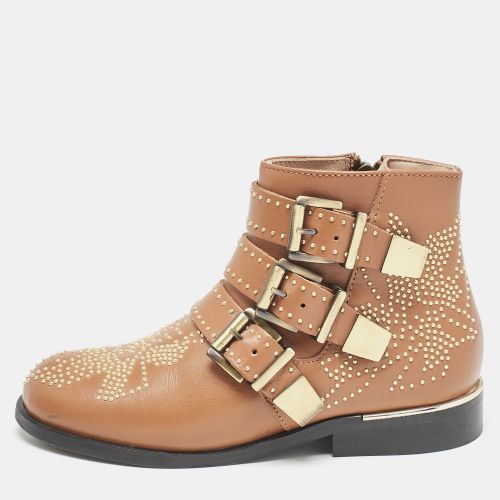 Leather Susanna Studded Ankle Boots Size 31 - Chloe - Modalova
