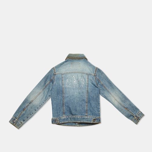 Junior Denim Studded Button Front Jacket 6 Yrs - D&G - Modalova