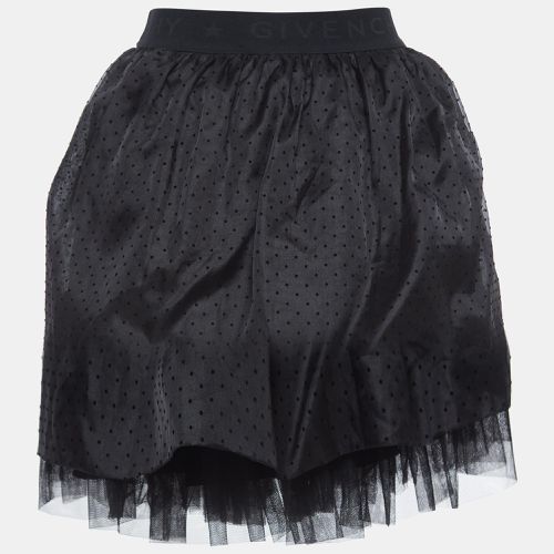 Dotted Silk Tiered Skirt (10 Yrs) - Givenchy - Modalova