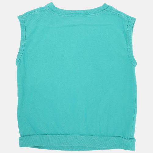 Turquoise Interlocking G Printed Jersey Sleeveless Top 5 Years - Gucci - Modalova
