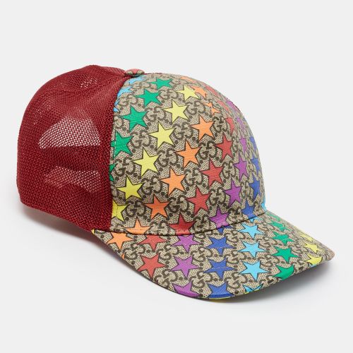 Kids Monogram Star Canvas Mesh Baseball Cap M - Gucci - Modalova