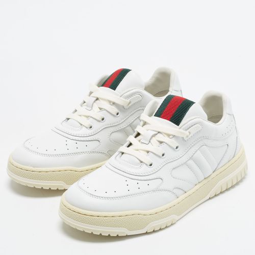 Re-Web Size 33 Leather Low Top Sneakers - Gucci - Modalova