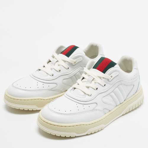Re-Web Size 33 Leather Low Top Sneakers - Gucci - Modalova
