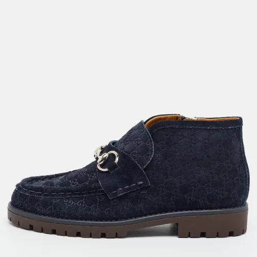 Horsebit Size 29 Microssima Suede Ankle Boot - Gucci - Modalova