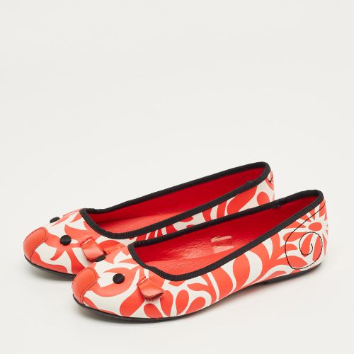 White Leather Mouse Ballet Flats Size 35 - Marc Jacobs - Modalova