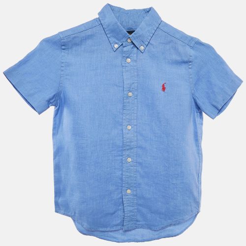 Linen Button Front Shirt 6 Yrs - Polo Ralph Lauren - Modalova