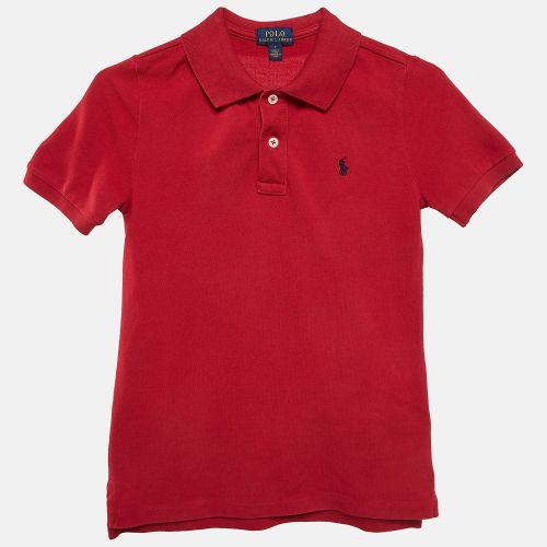 Cotton Pique Polo T-Shirt 7 Yrs - Polo Ralph Lauren - Modalova