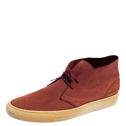 Common Projects Burgundy Suede Desert Boots Size 45 - Common Projects - Modalova