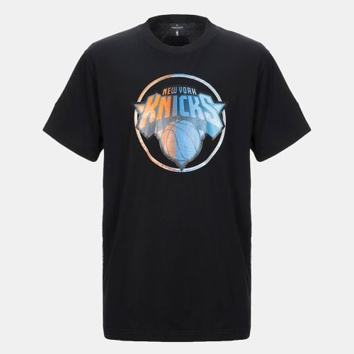 Marcelo Burlon x NBA Black NY Knicks Print Cotton and Mesh Trim T-Shirt S - Marcelo Burlon - Modalova