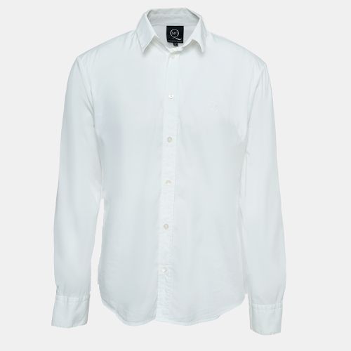 Alexander McQueen White Stretch Cotton Long Sleeve Shirt XL - McQ by Alexander McQueen - Modalova