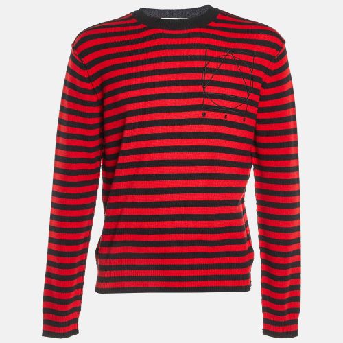 McQ by Alexander McQueen Red Striped Wool Knit Sweater M - McQ by Alexander McQueen - Modalova