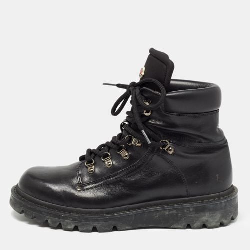 Moncler Black Lace Up Ankle Boots Size 42 - Moncler - Modalova