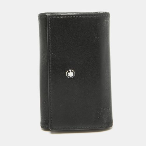 Montblanc Black Leather Meisterstück 6 Key Case - Montblanc - Modalova