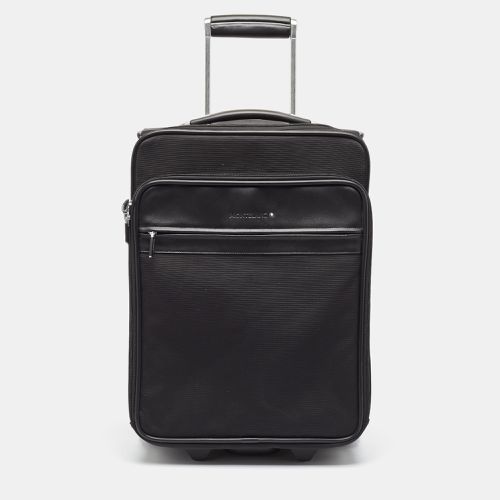 Montblanc Black Fabric 2 Wheeled Nightflight Luggage - Montblanc - Modalova