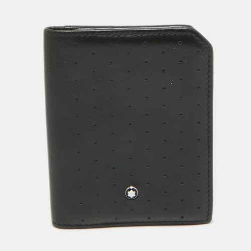 Montblanc Black Perforated Leather Urban Racing Spirit Card Holder - Montblanc - Modalova