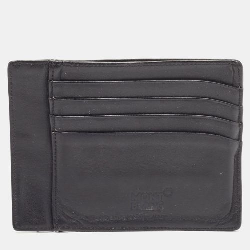 Montblanc Black Leather Urban Spirit Card Holder - Montblanc - Modalova