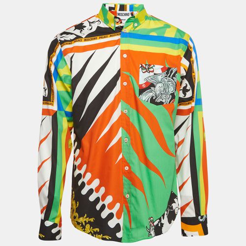 Moschino X Place Multicolor Printed Cotton Shirt M - Moschino - Modalova