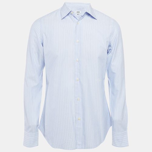 Pinstripe Cotton Slim Fit Shirt M - Moschino - Modalova