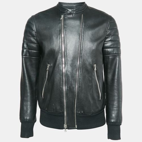 Neil Barrett Black Leather Zip-Up Skinny Fit Jacket M - Neil Barrett - Modalova