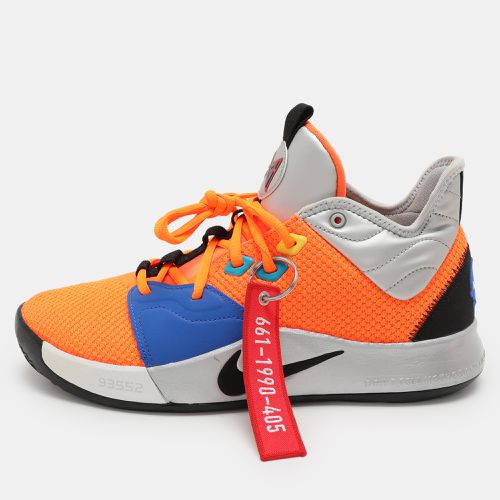 Nike PG 3 x NASA Orange Knit Fabric Low Top Sneakers Size 42 - Nike - Modalova