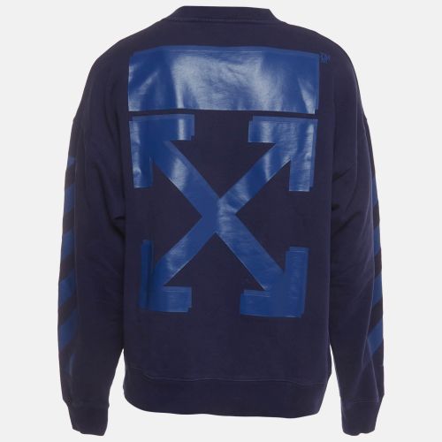 Off White Jersey Long Sleeve Sweatshirt XL - Off-White - Modalova