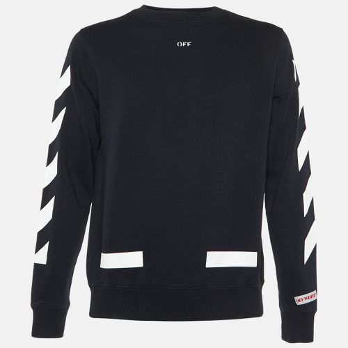 Off-White Black Arrow Print Cotton Crew Neck Sweatshirt XS - Off-White - Modalova