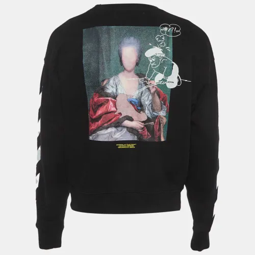 Diag Mariana de Silva Graphic Jersey Sweatshirt S - Off-White - Modalova