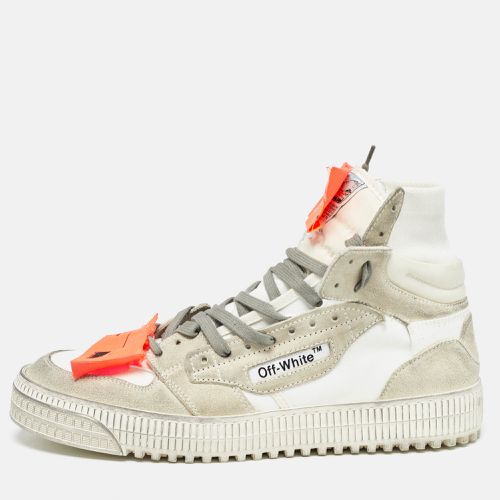 Off-White White/Grey Suede Off Court 3.0 High Top Sneakers Size 42 - Off-White - Modalova