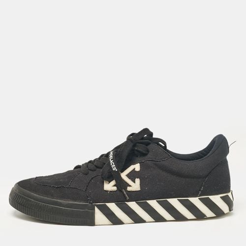 Off-White Black Canvas Vulcanised Lace Up Sneakers Size 47 - Off-White - Modalova