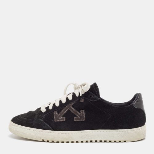 Off-White Black Leather and Suede Vulcanized Sneakers Size 41 - Off-White - Modalova