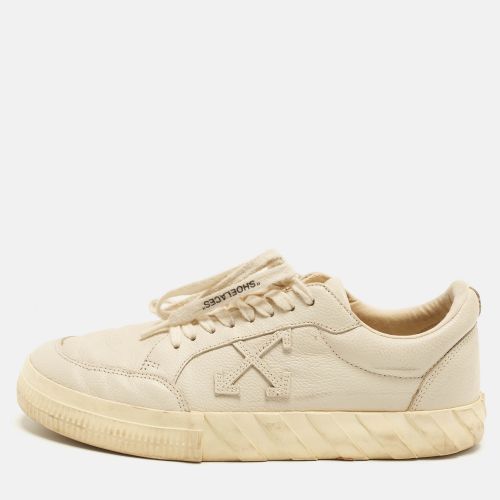 Vulcanized Size 43 Leather Low Top Sneakers - Off-White - Modalova