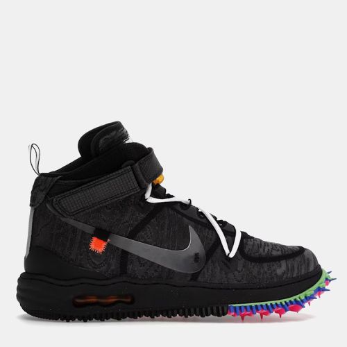 Nike x Off-White Black Air Force 1 Mid Sneaker Size EU 43 - Off-White x Nike - Modalova