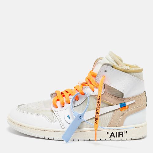 Off-White x Nike White Leather Mesh High Top Sneakers 42.5 - Off-White x Nike - Modalova