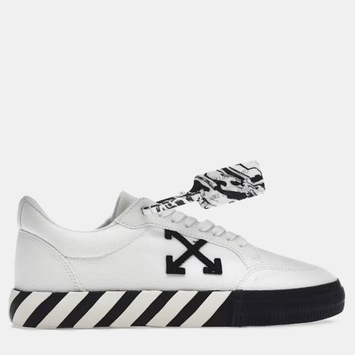 Off-White White/Black Vulcanized Low Sneaker Size EU 41 - Off-White - Modalova