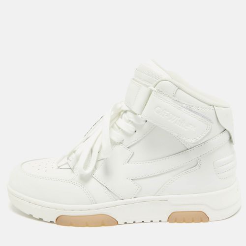 Off-White White Leather Out Of Office High Top Sneakers Size 41 - Off-White - Modalova