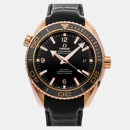 Omega Brown Ceramic Seamaster Planet Ocean 215.62.40.20.13.001 Automatic Men's Wristwatch 39 mm - Omega - Modalova