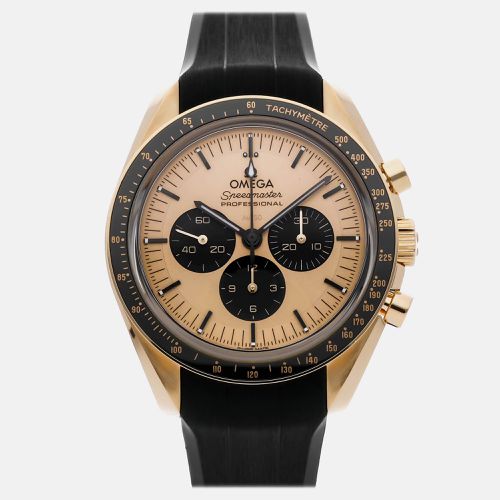 Omega Gold 18k Yellow Gold Speedmaster Moonwatch 310.62.42.50.99.001 Manual Winding Men's Wristwatch 42 mm - Omega - Modalova