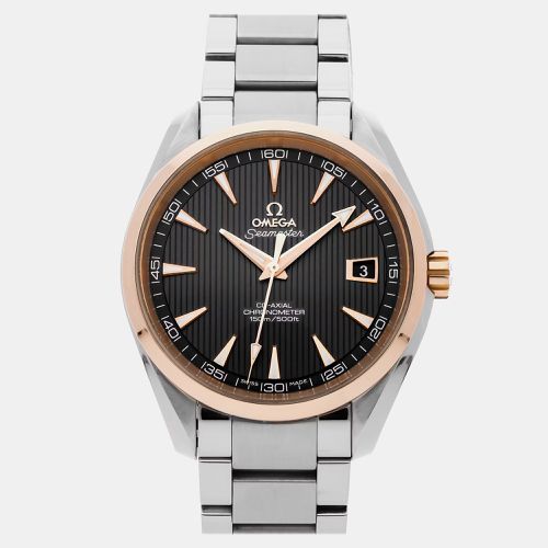 Omega Grey 18k Rose Gold Stainless Steel Seamaster Aqua Terra 231.20.42.21.06.002 Automatic Men's Wristwatch 41 mm - Omega - Modalova