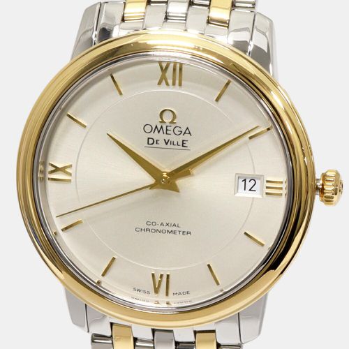 Omega Silver Stainless Steel De Ville Prestige 424.20.37.20.02.001 Automatic Men's Wristwatch 41 mm - Omega - Modalova